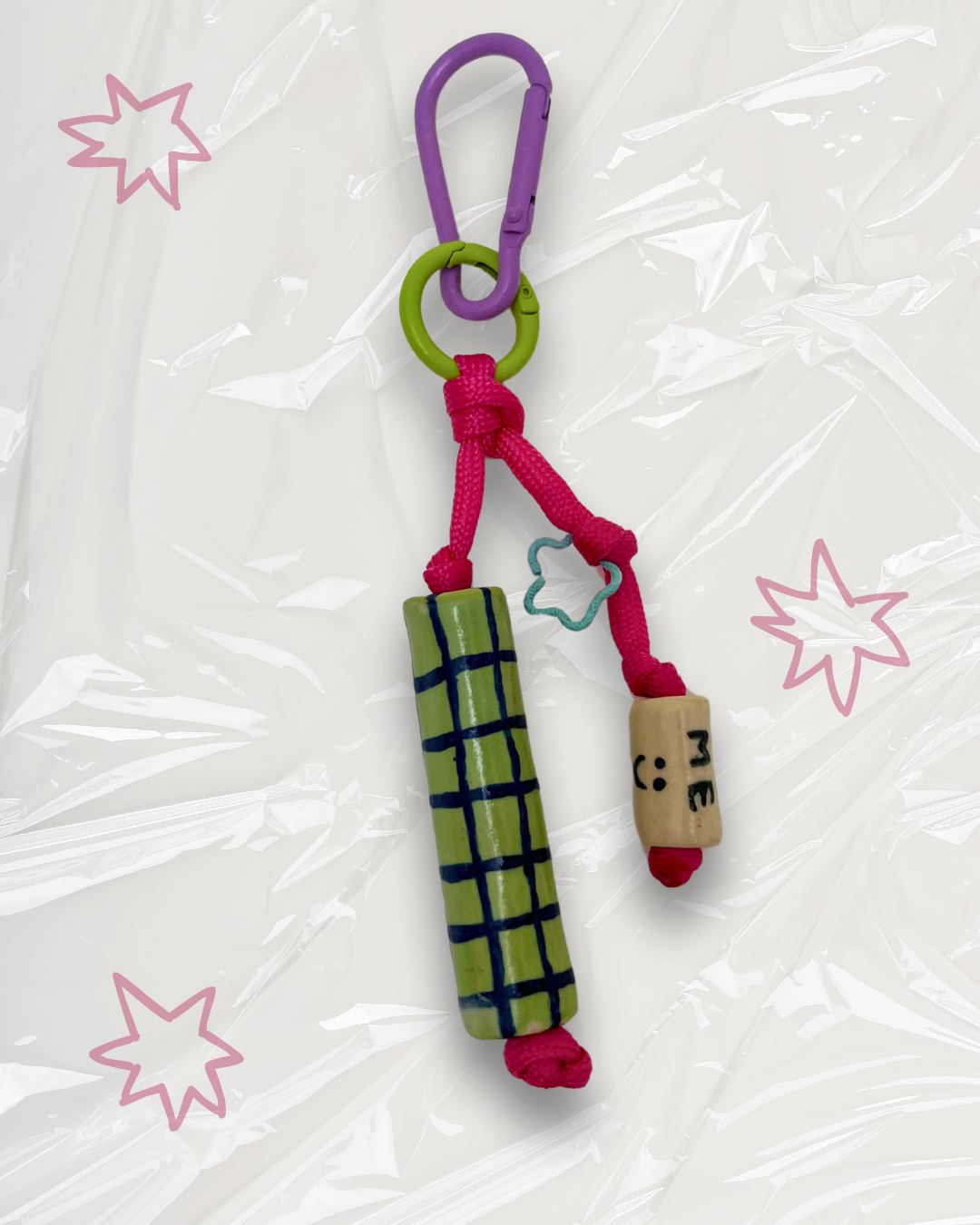 Llavero/Adorno para Bolsa “Nerds” no.2