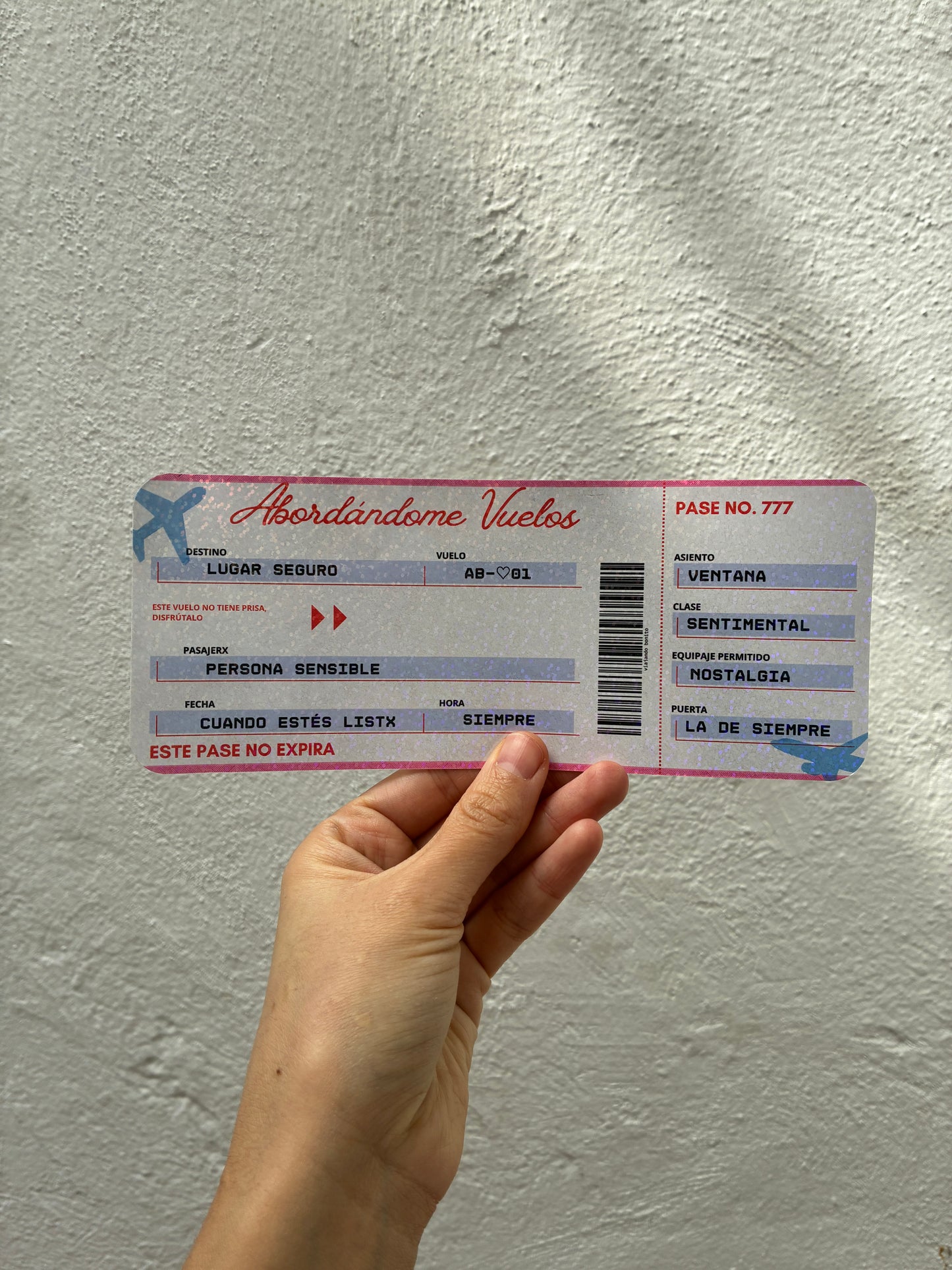 Sticker Pase de abordar