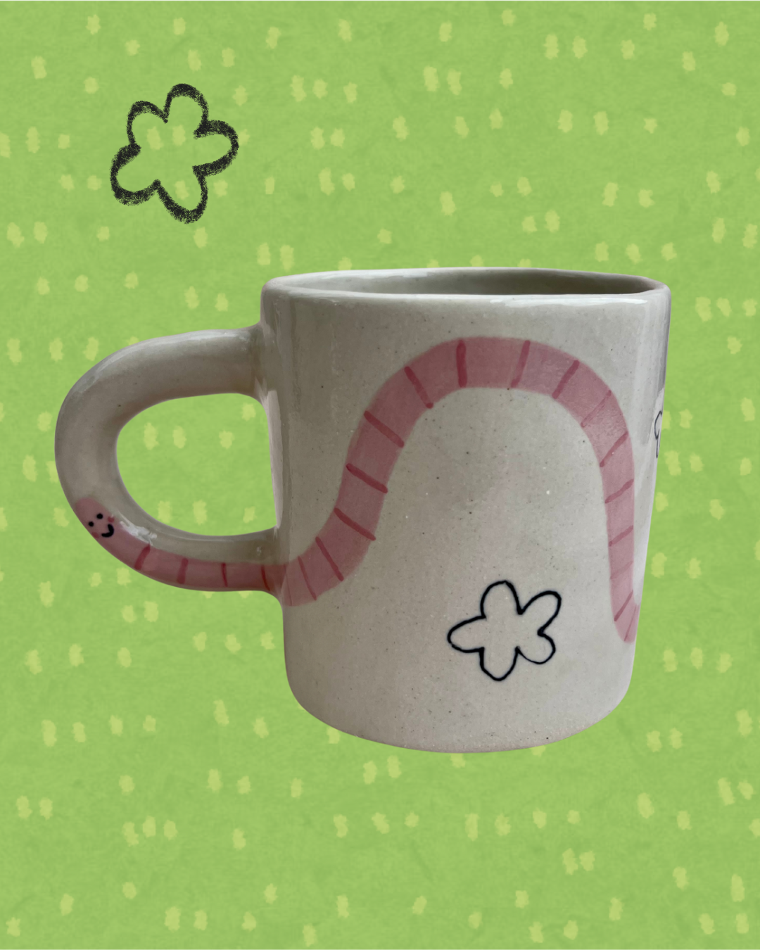 Taza “Feliz Como Lombriz”