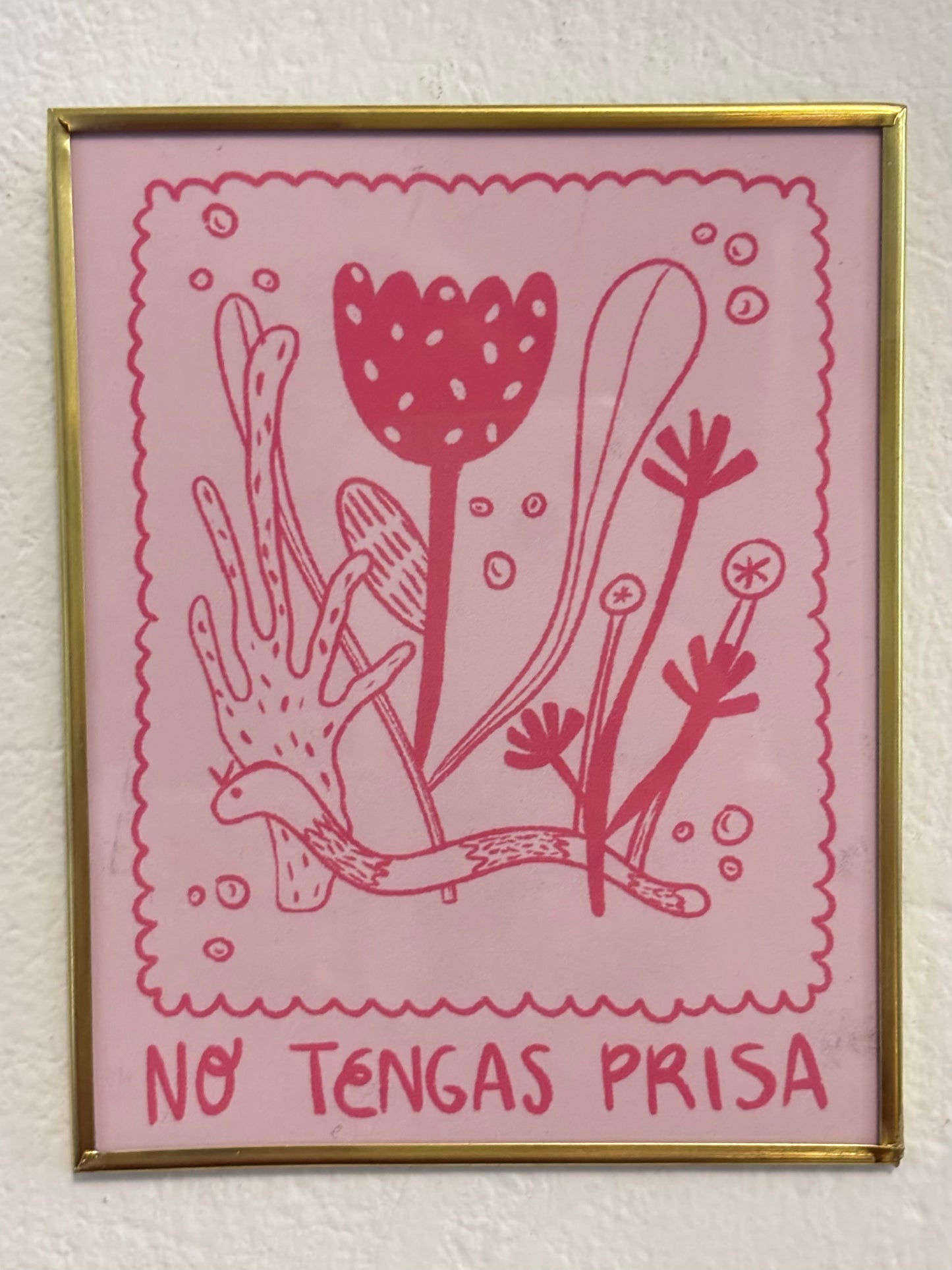 Cuadro No Tengas Prisa 10 x 12 cm
