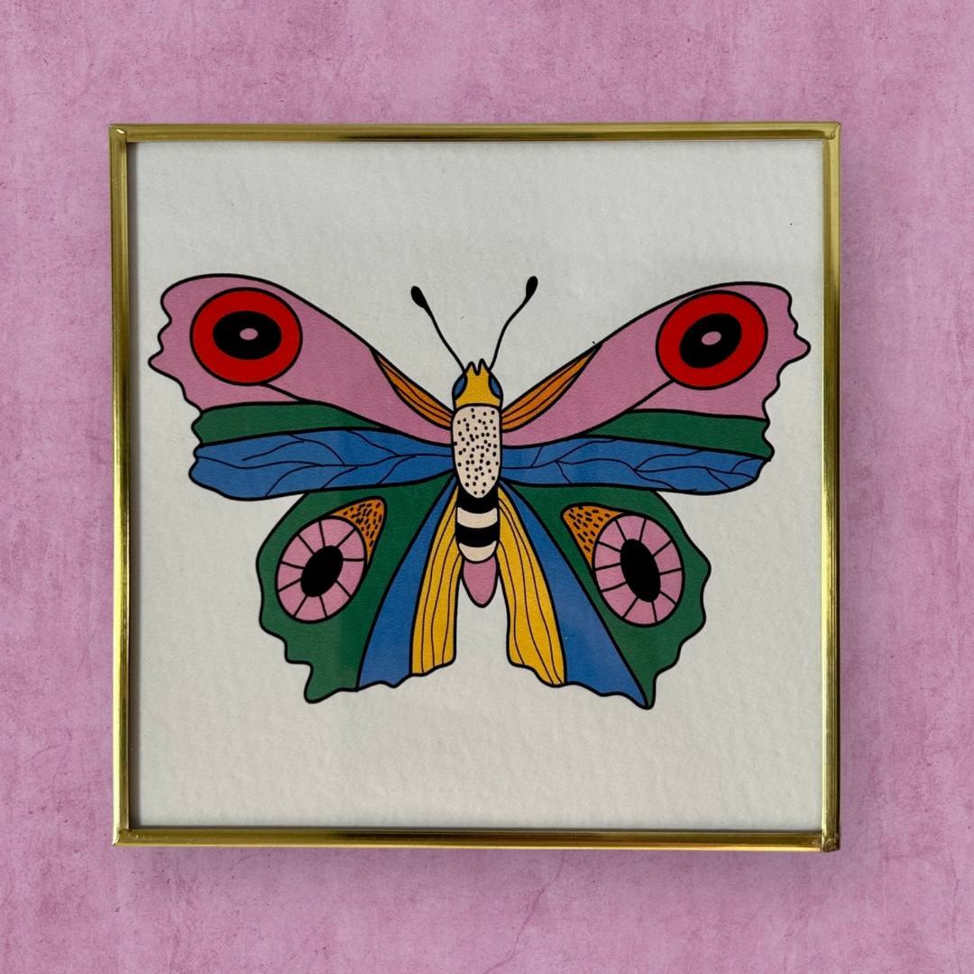 Cuadro Mariposa 10 x 10 cm