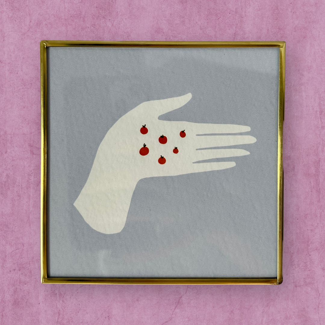 Cuadro Naranjitas 10 x 10 cm