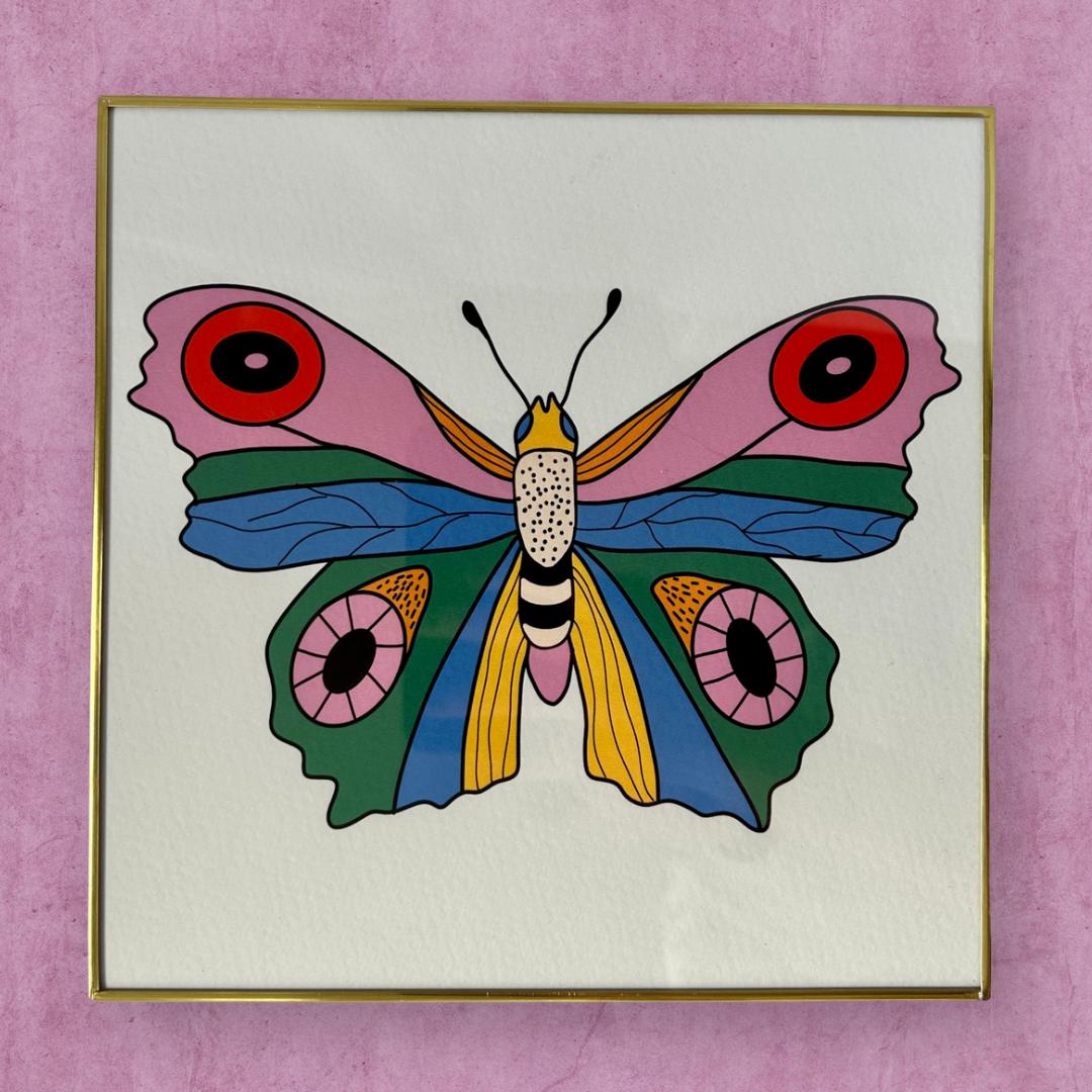 Cuadro Mariposa 20 x 20 cm