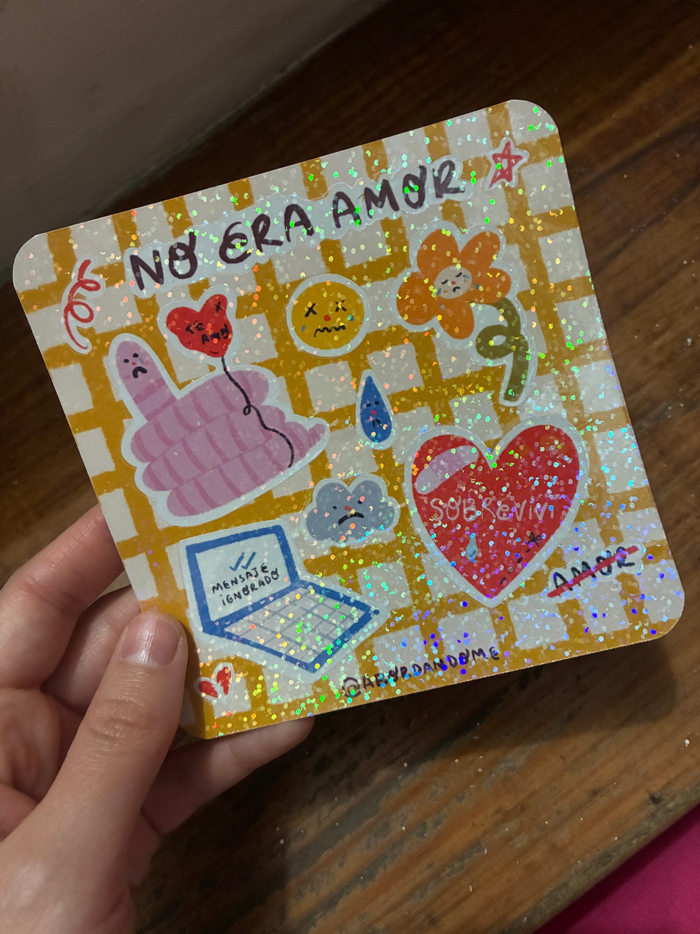 Planilla Stickers No era amor