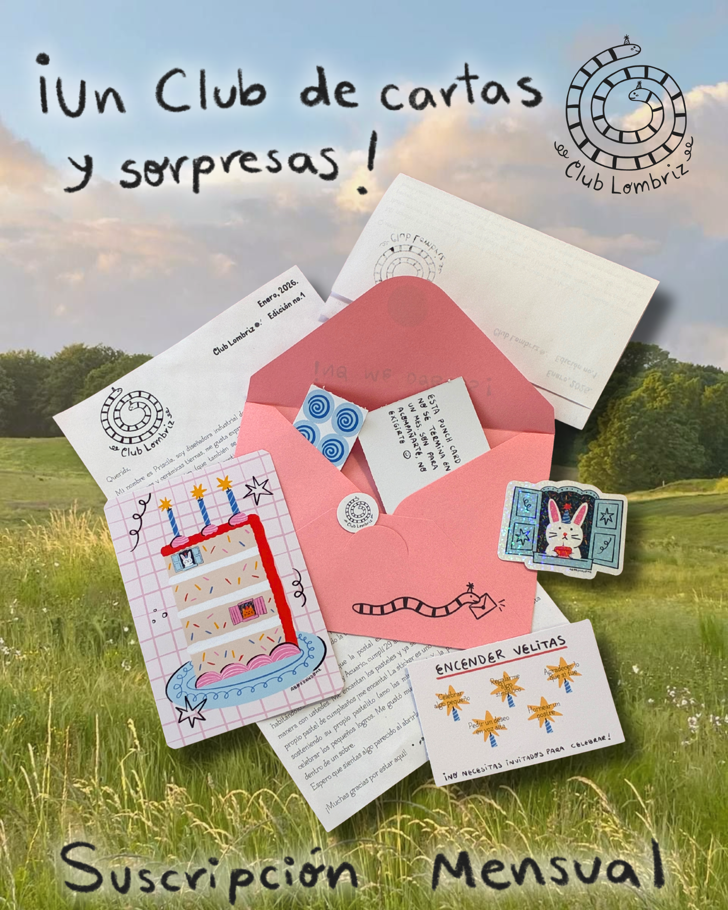 Club Lombriz - Suscripción Mensual ⋆˚꩜｡