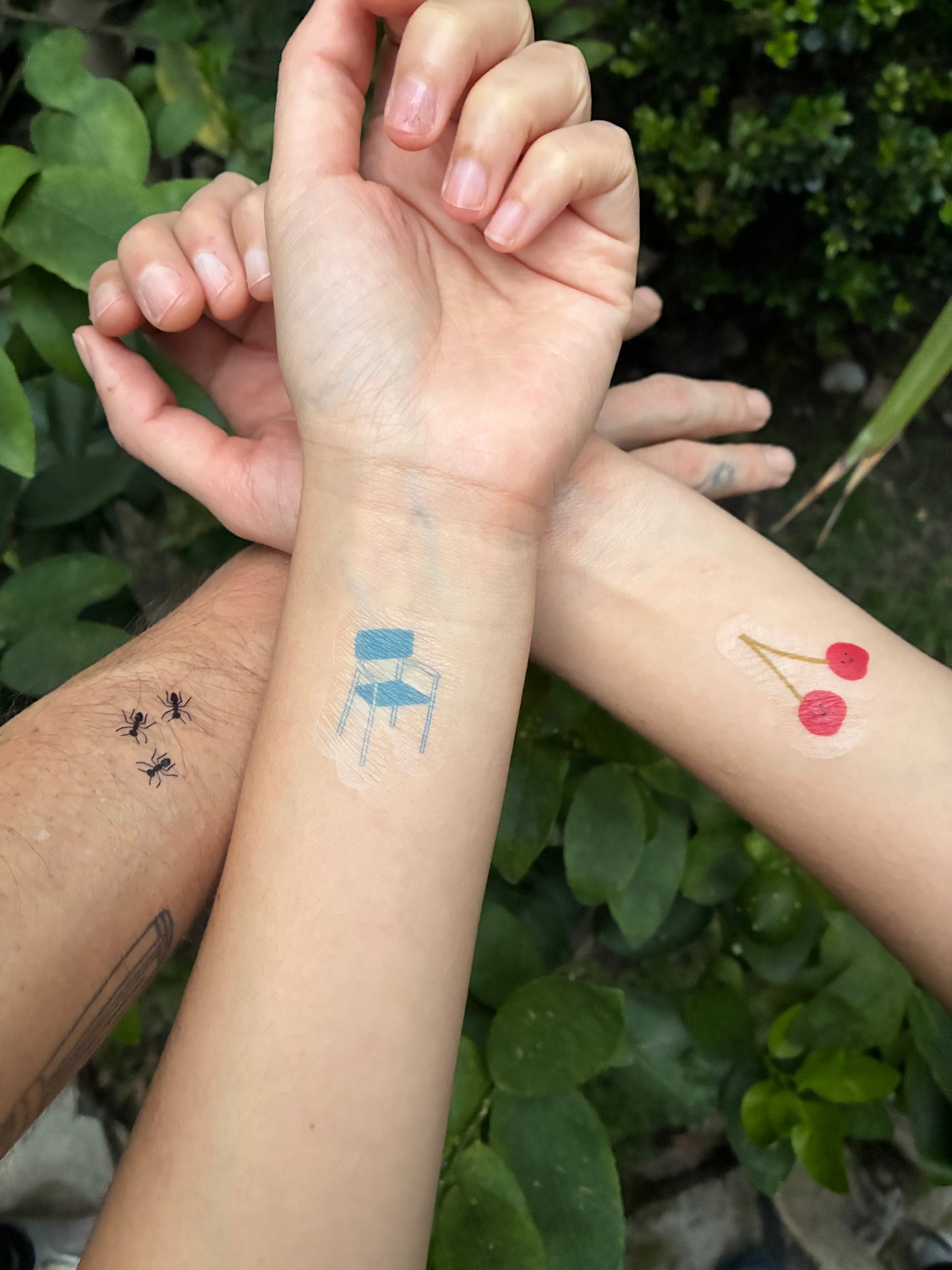 Kit 5 tatuajes temporales random