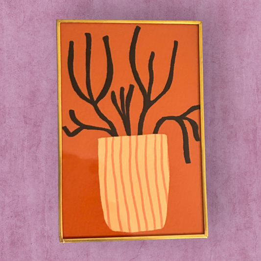 Chedron Flowerpot Picture 10x15 cm