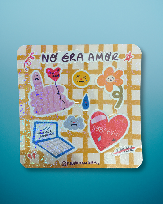 Planilla Stickers No era amor