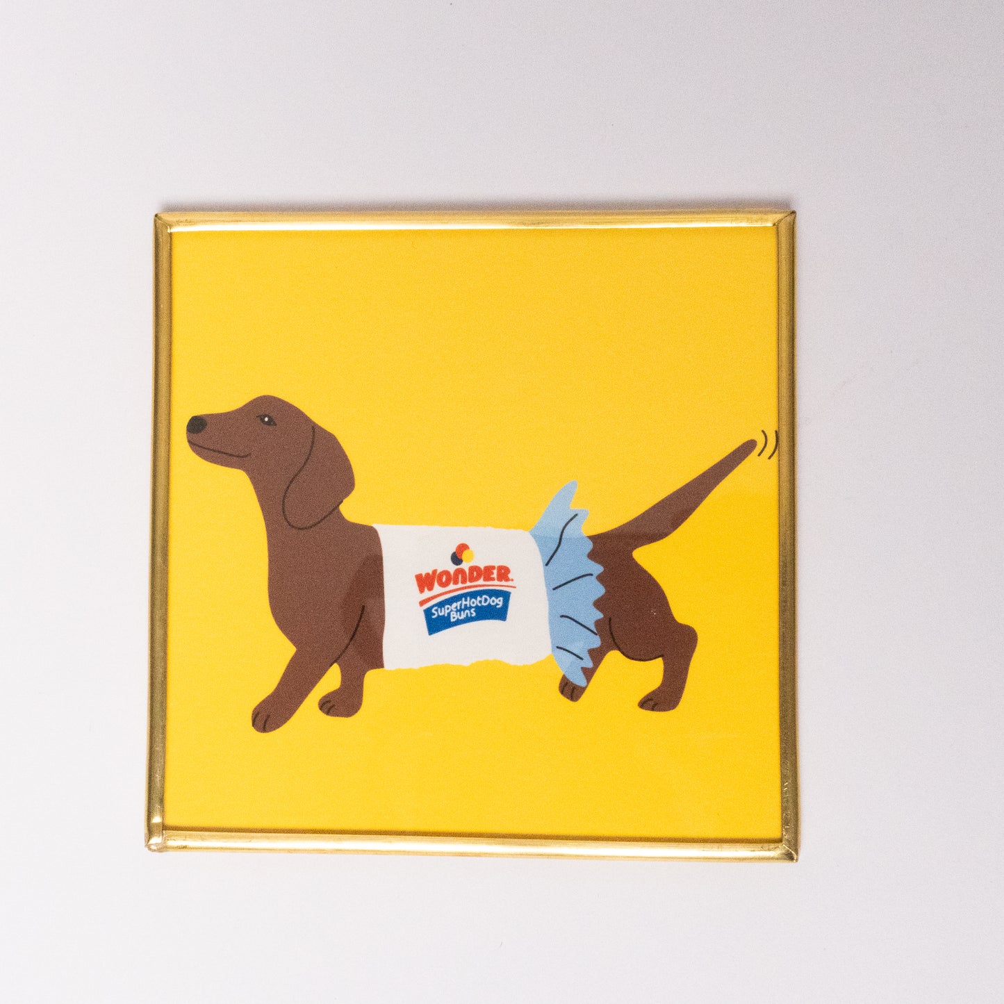Dachshund Picture 10 x 10 cm