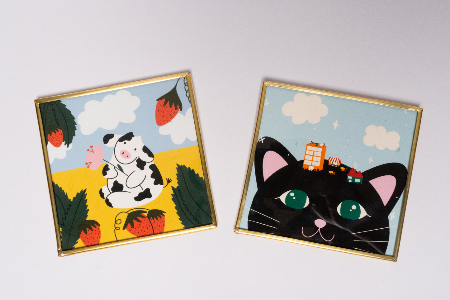 City Kitten Picture 10 x 10 cm