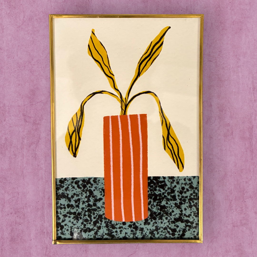 Cuadro Florero Largo 10x15 cm