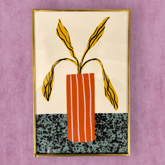 Cuadro Florero Largo 10x15 cm