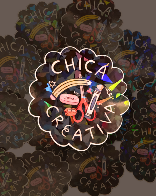 Sticker Chica Creativa