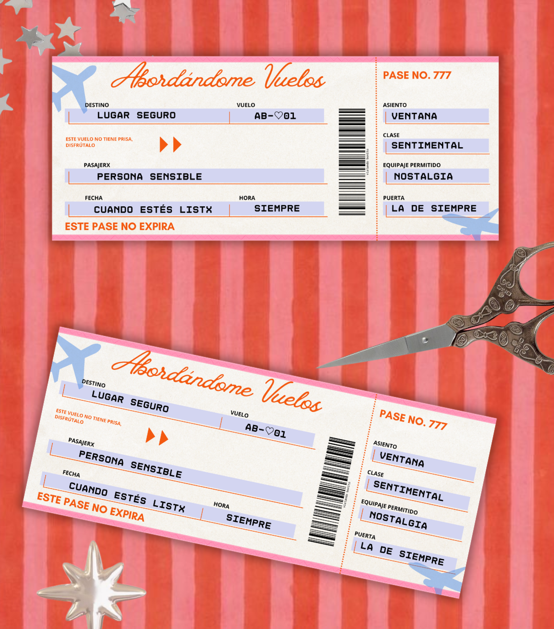 Sticker Pase de abordar